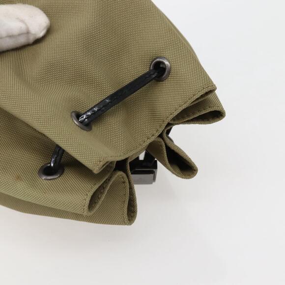 GUCCI Drawstring Pouch Nylon Beige 039 0973 Auth hk3094 - Picture 6 of 16